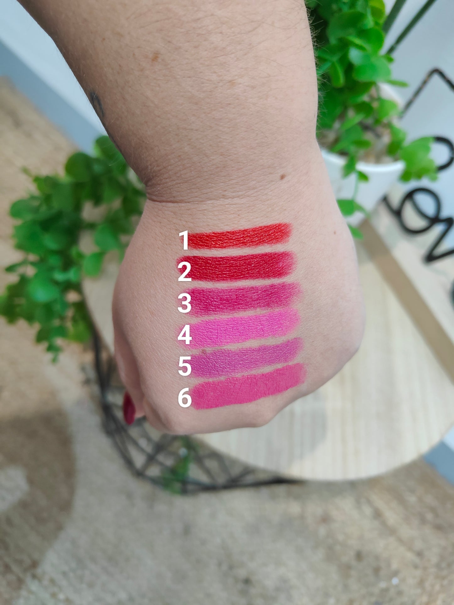 Barra de labios Fija (besos sin marca)