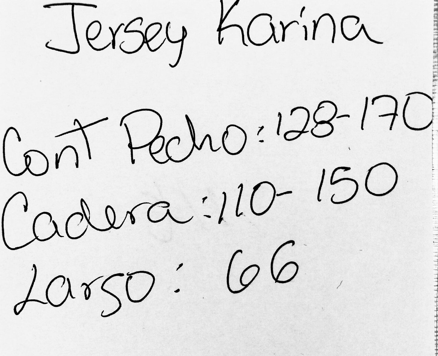 Jersey Karina