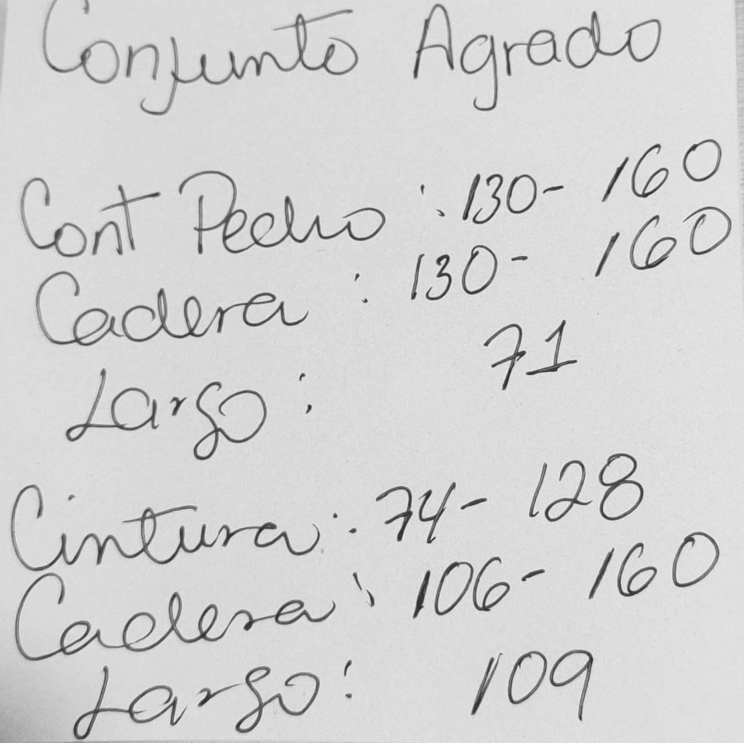 Conjunto Agrado