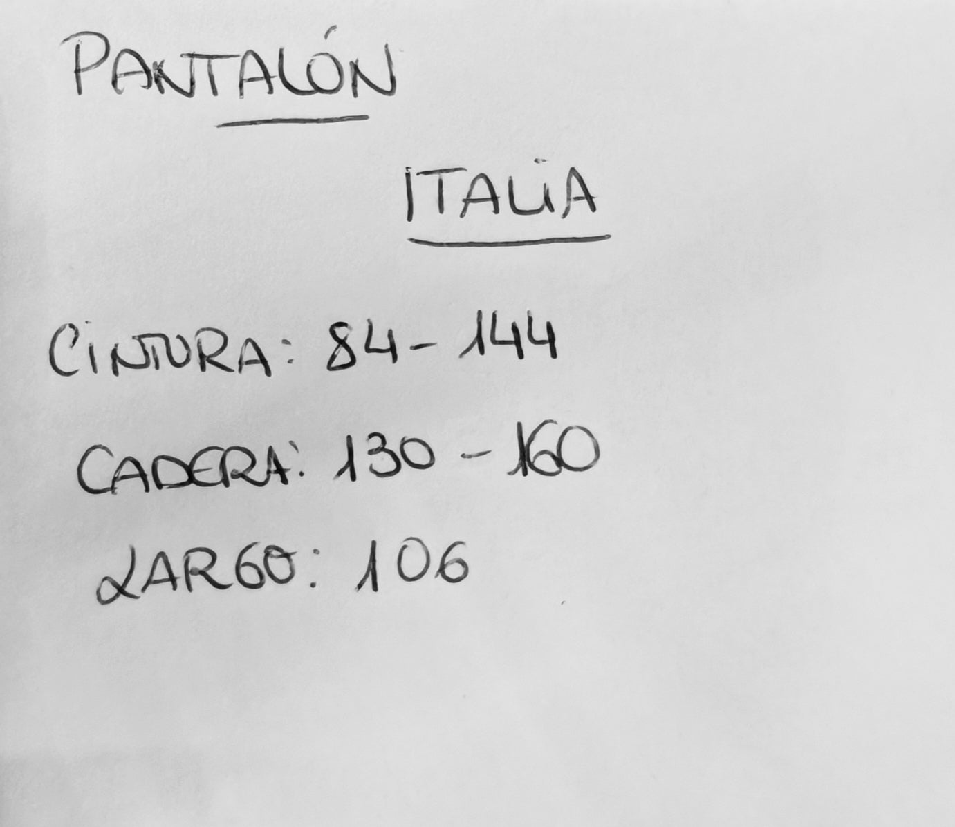 Pantalón Italia