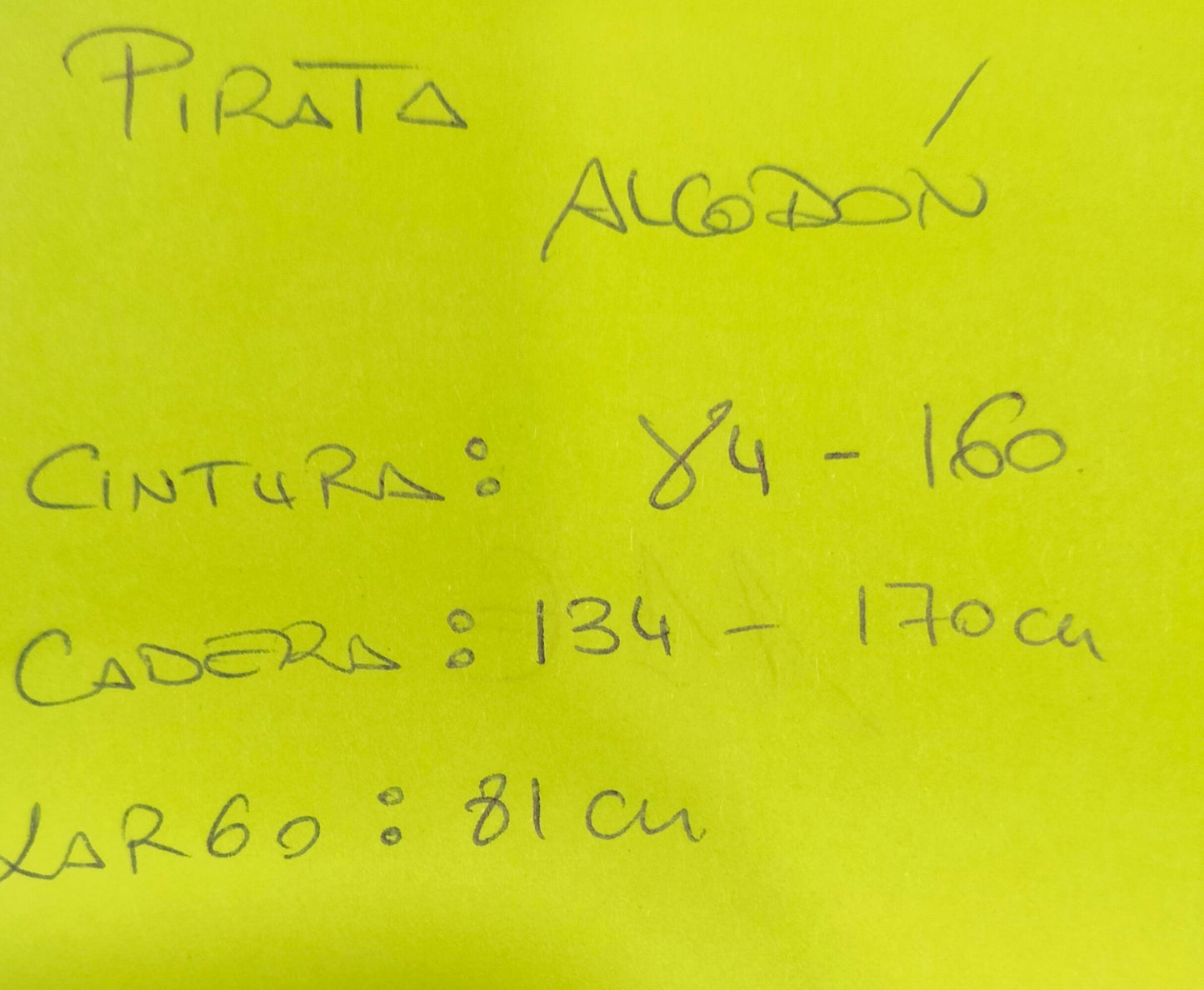 Pirata algodon