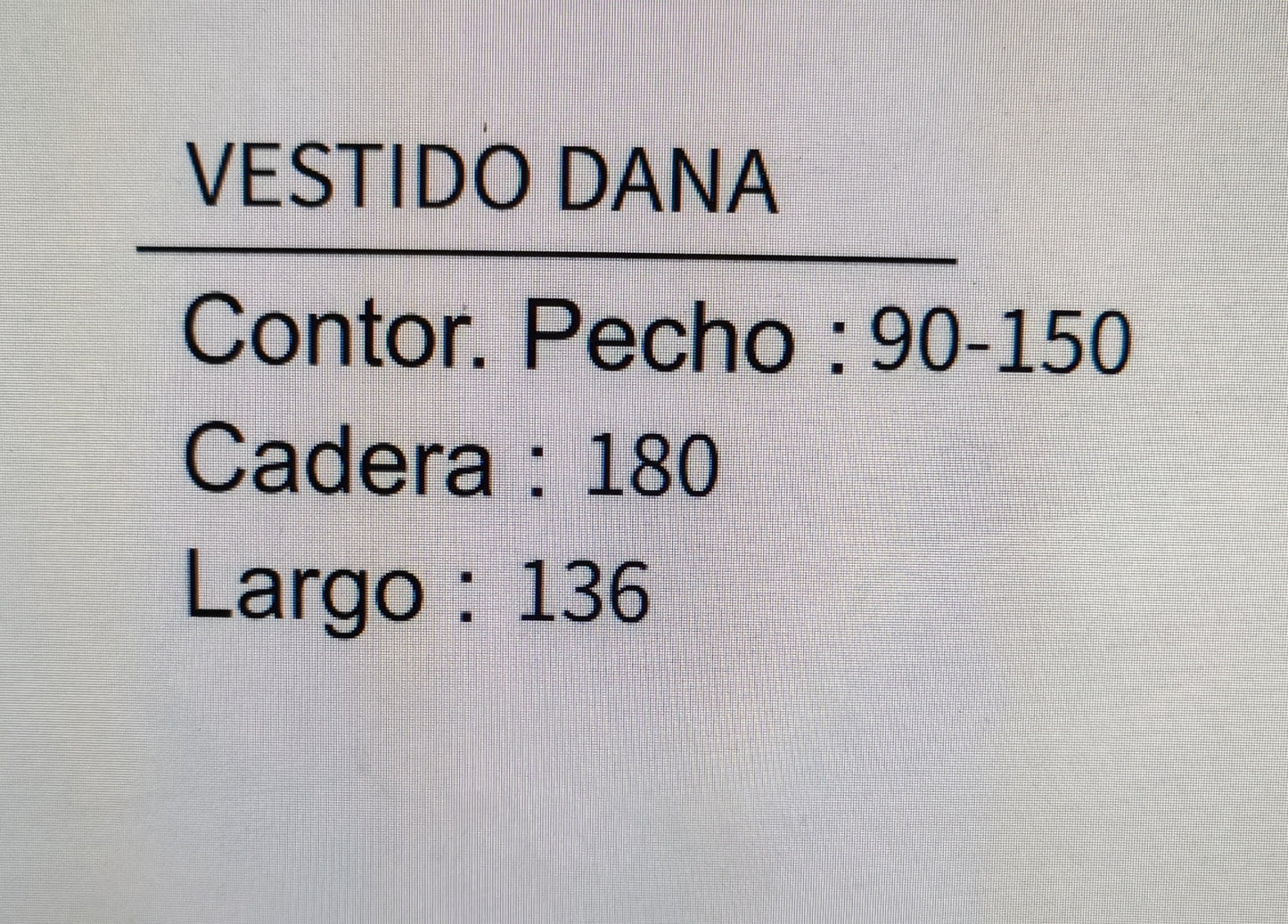 Vestido Dana