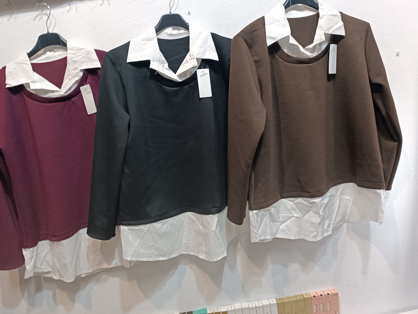 Sudadera camisa