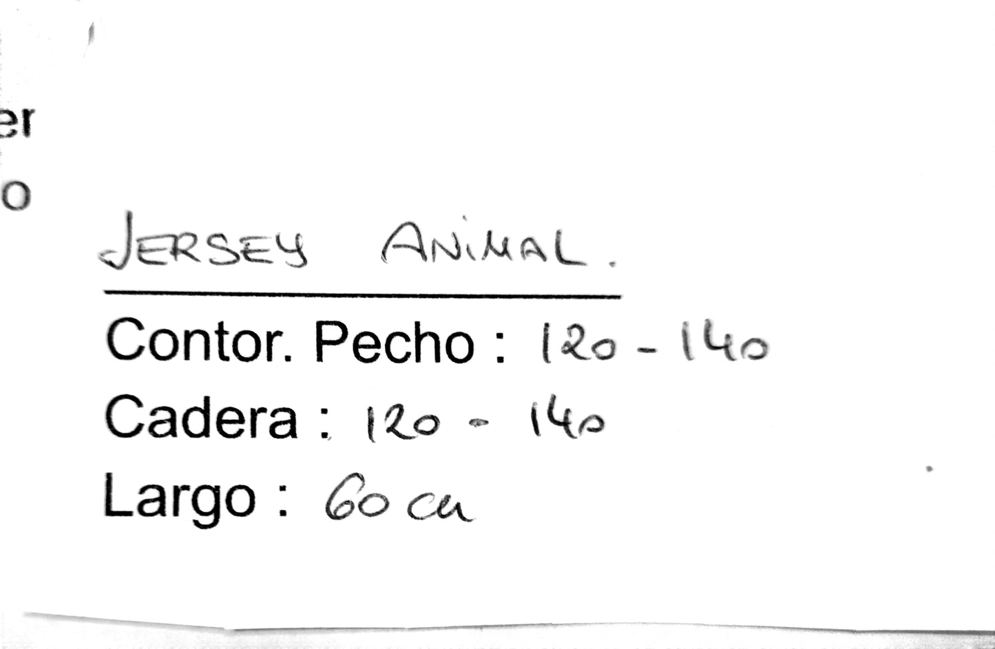 Jersey Animal