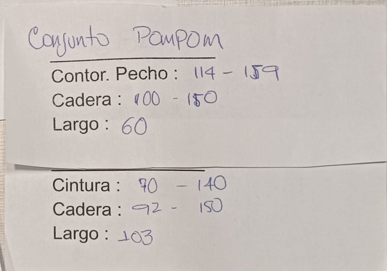 Conjunto Pompón