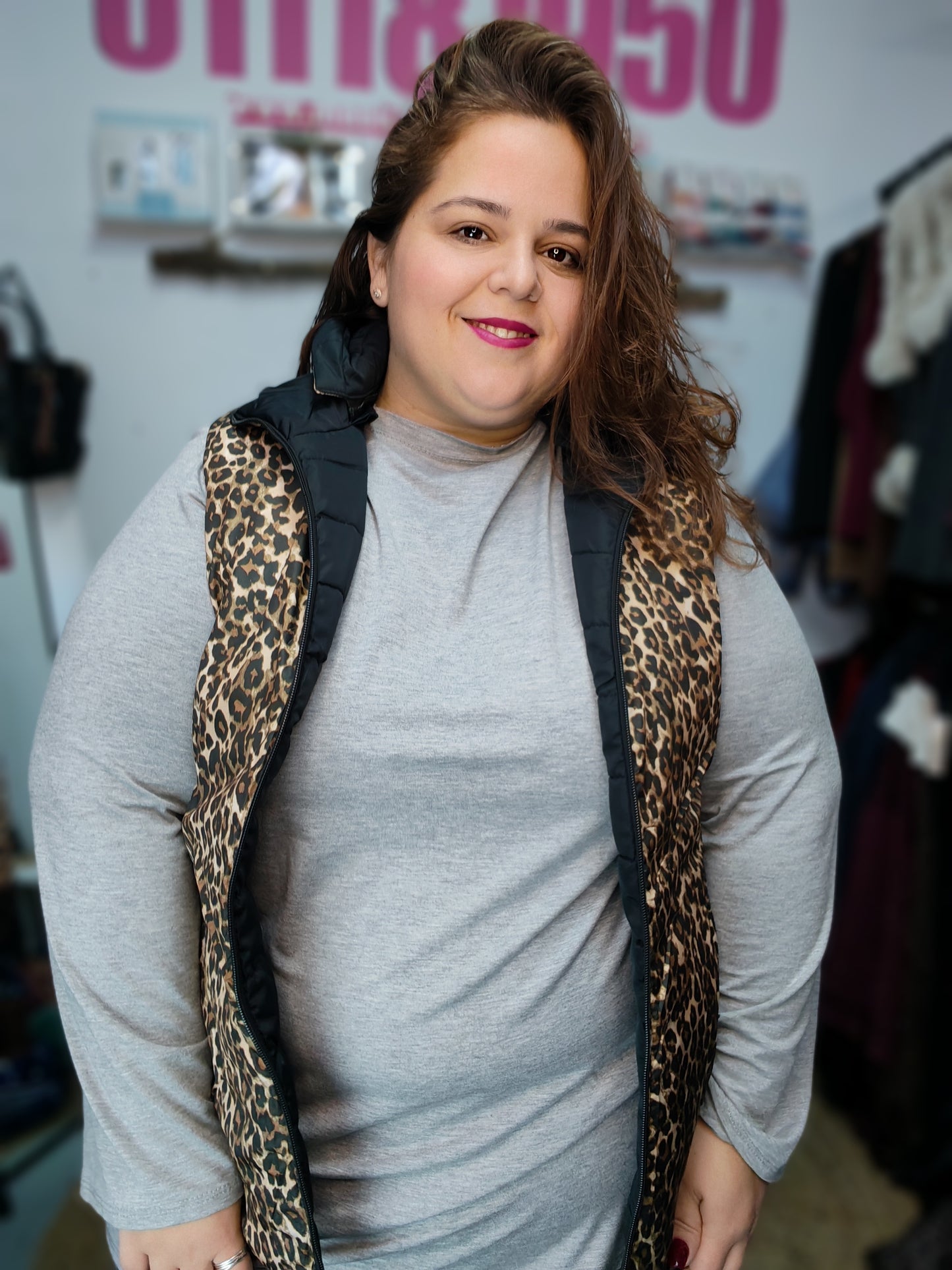 Chaleco sin mangas reversible