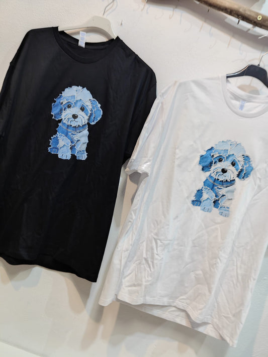 Camiseta perro vaquero