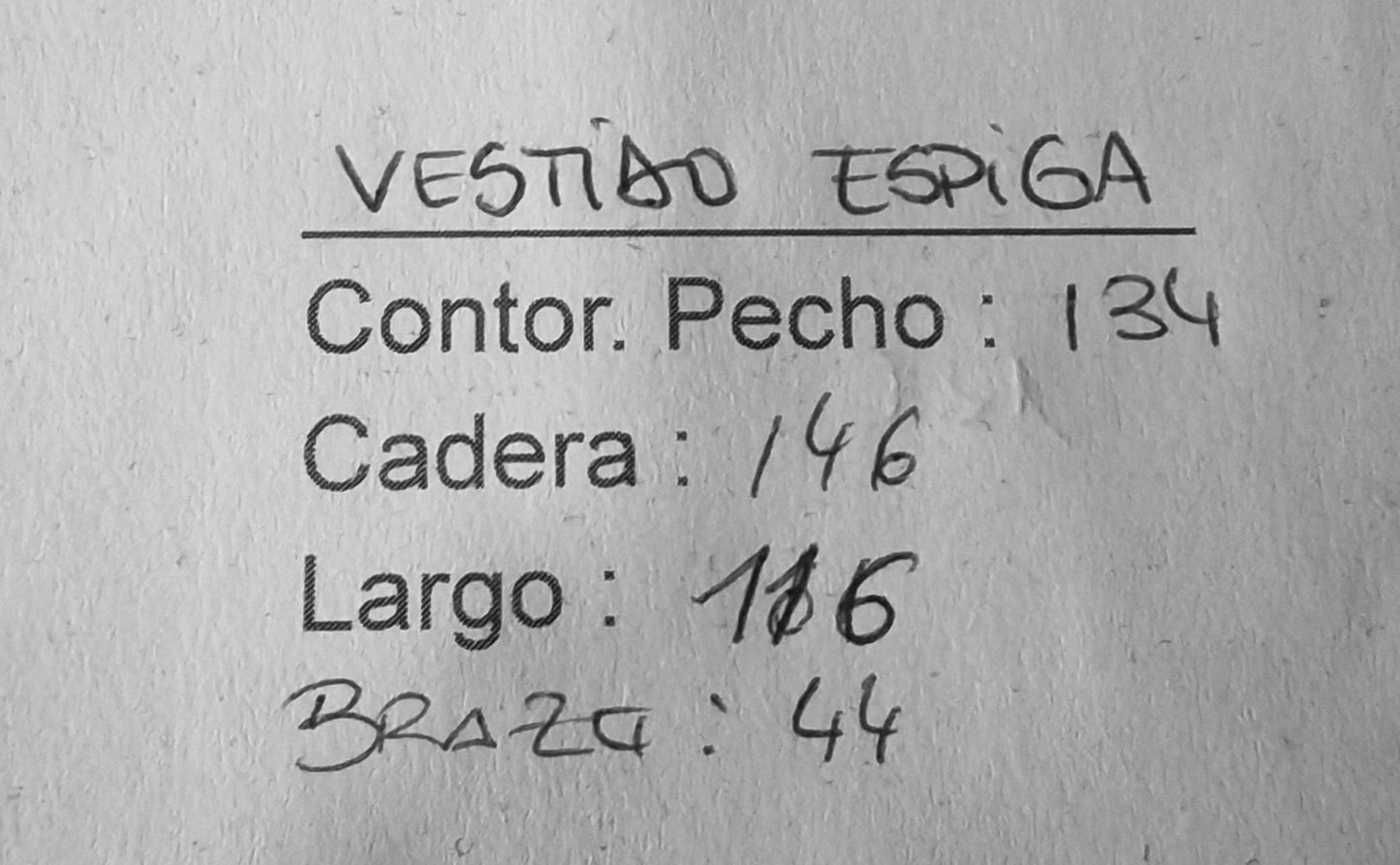 Vestido Espiga
