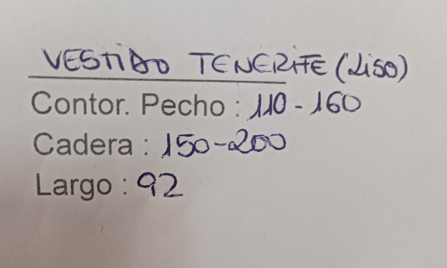 Vestido Tenerife