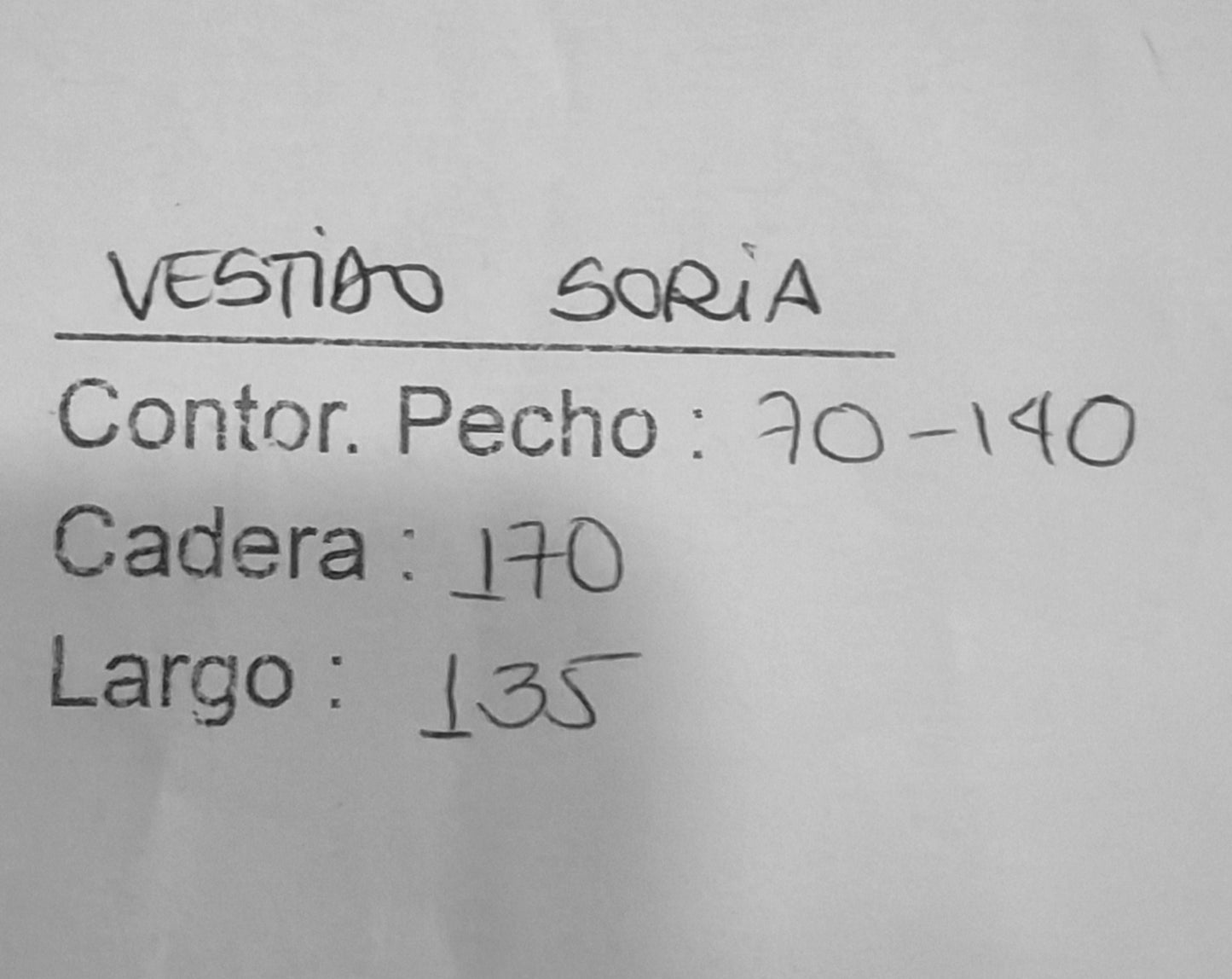 Vestido Soria