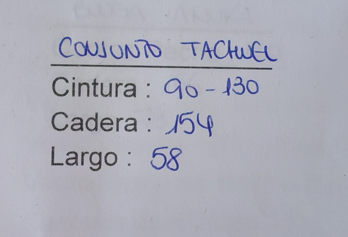 Conjunto Tachuelas