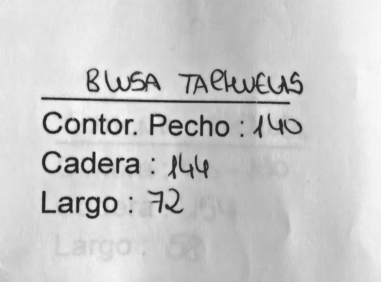 Blusa tschuelas