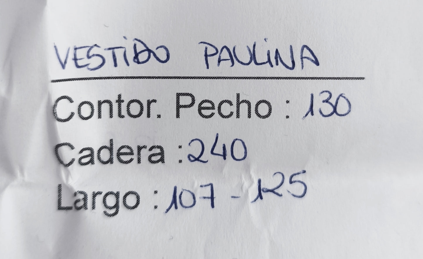 Vestido paulina