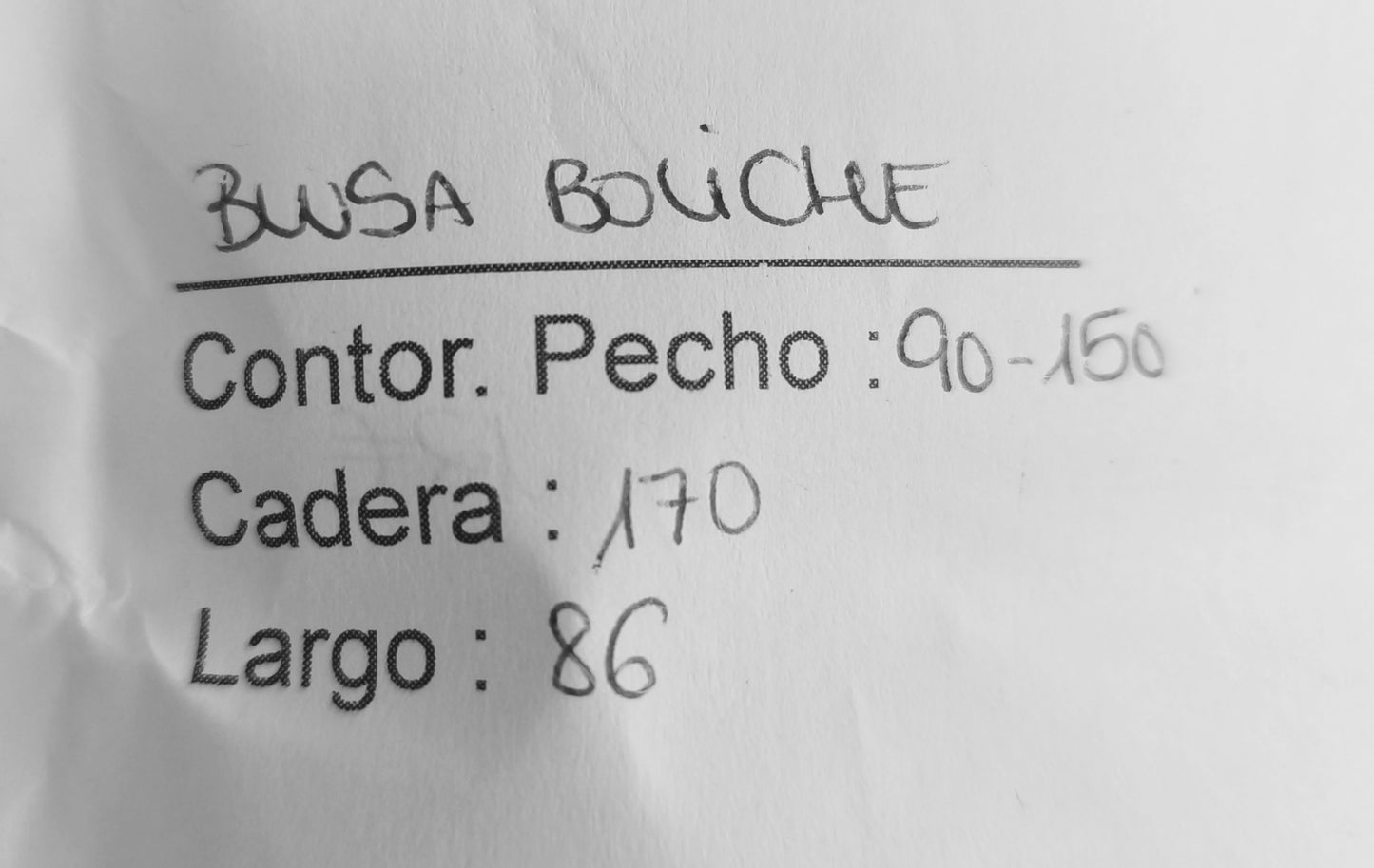 Blusa Boliche