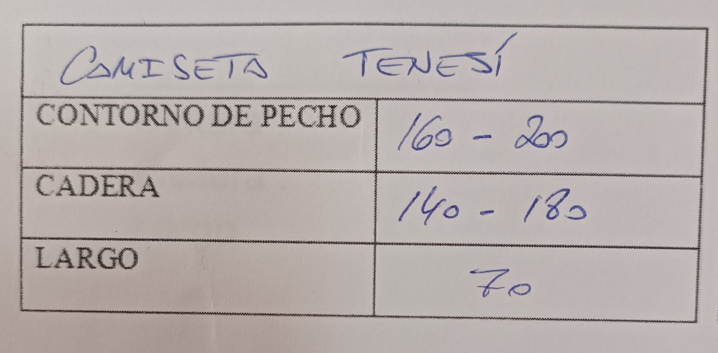 Camiseta tenesi