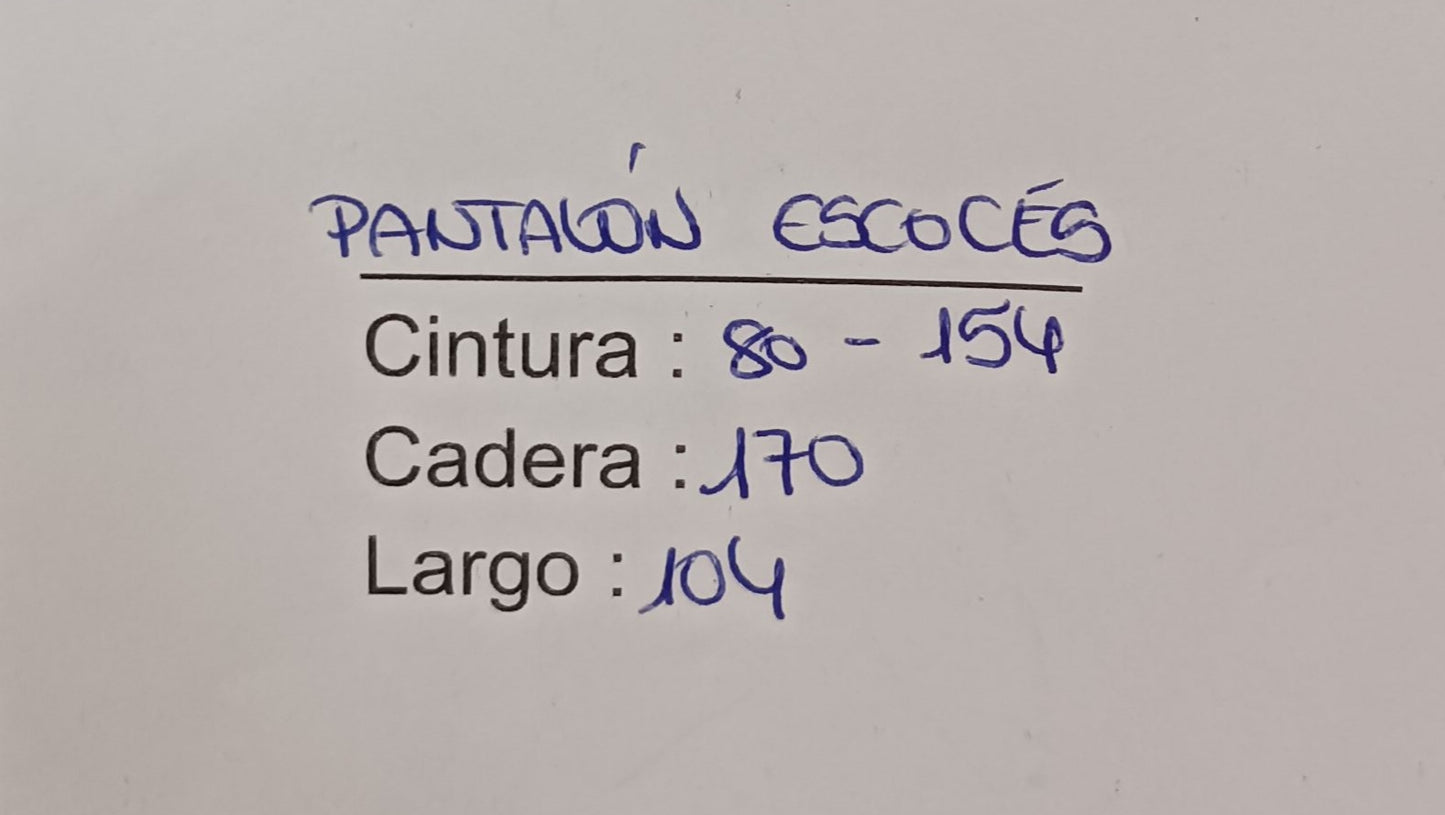 Pantalon escocés