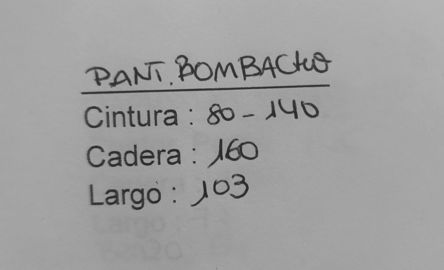 Pantalón Bombacho