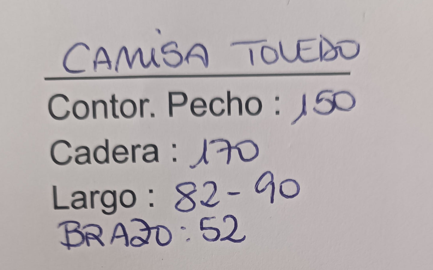 Camisa Toledo