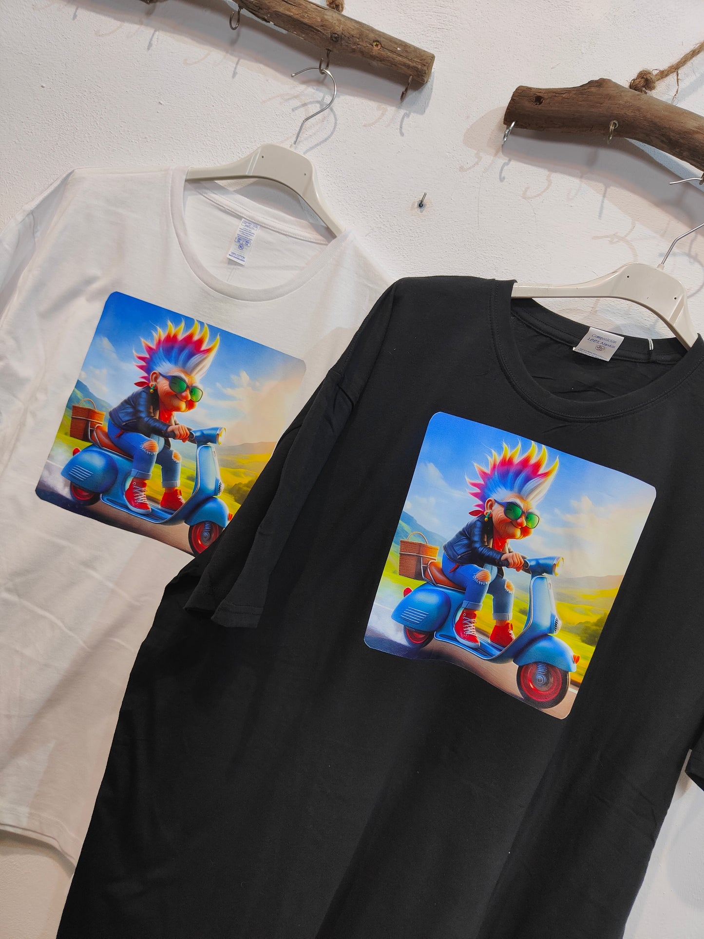 Camiseta abuelita moto