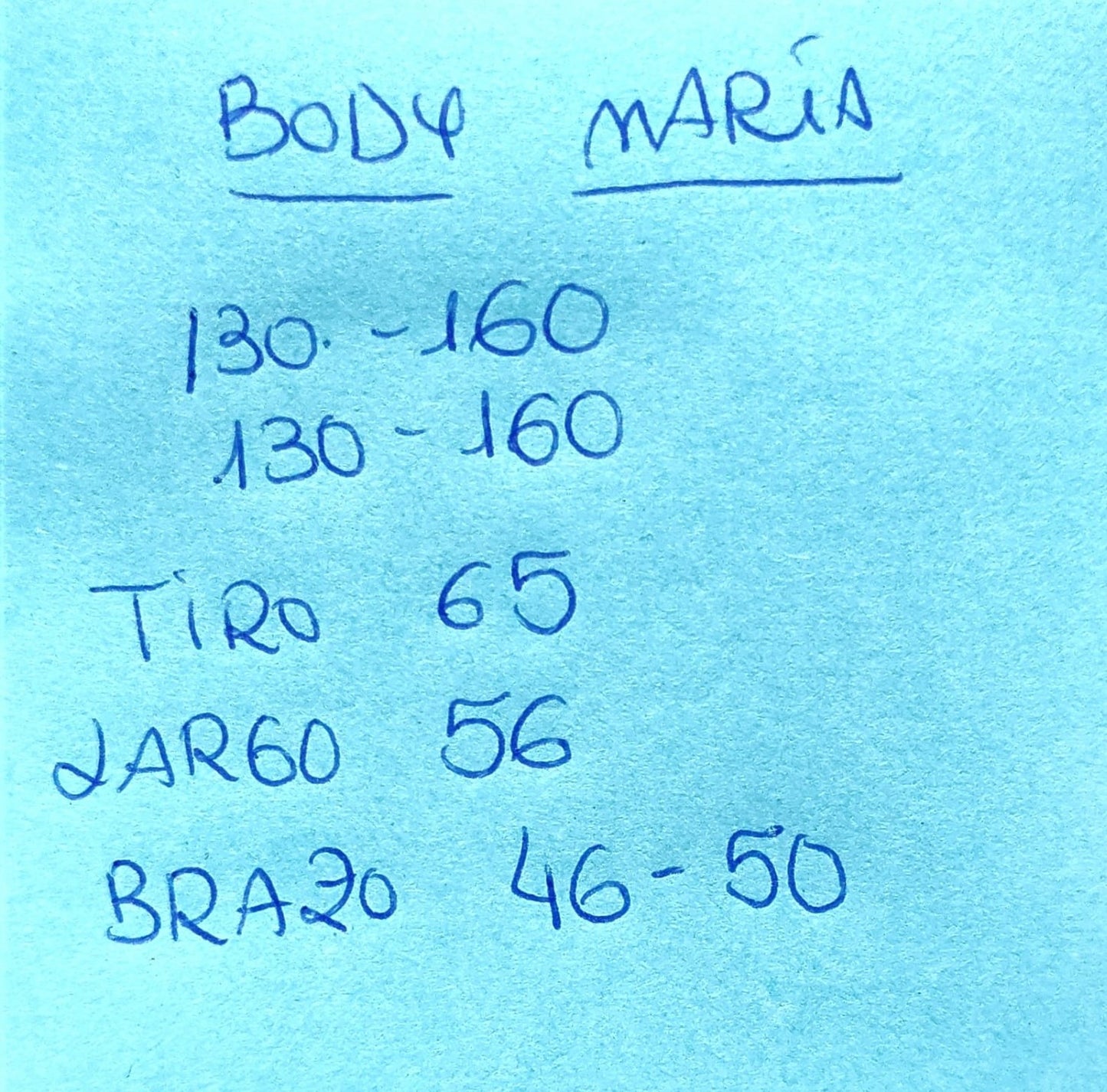 Body María