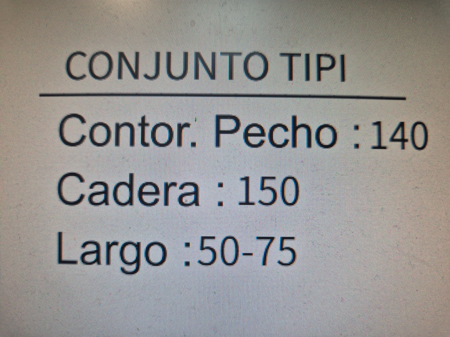 Conjunto tipi