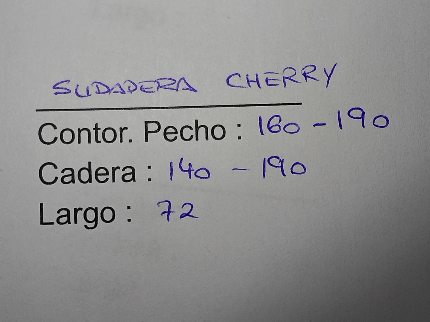 Sudadera cherry