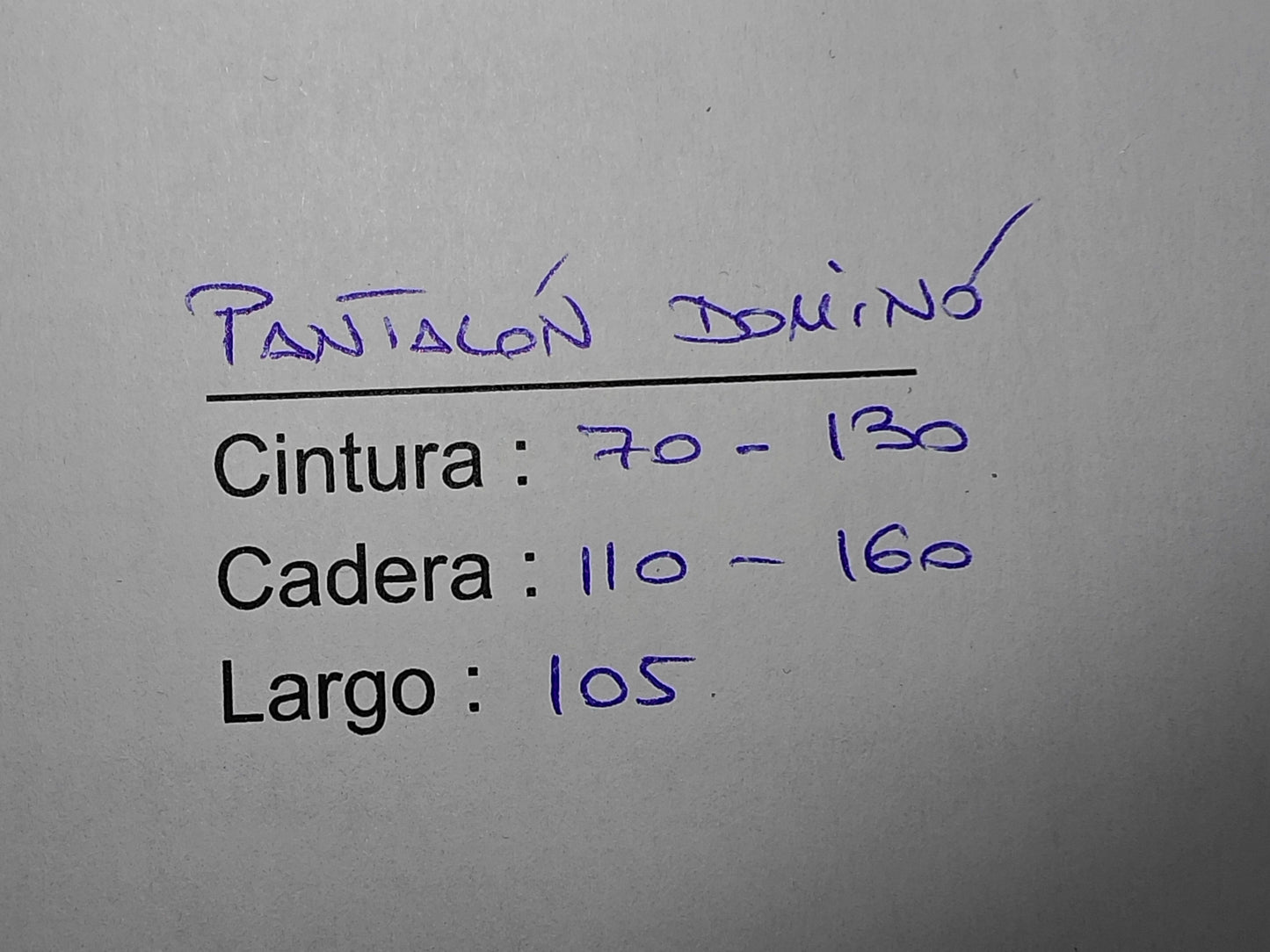 Pantalón Dominó