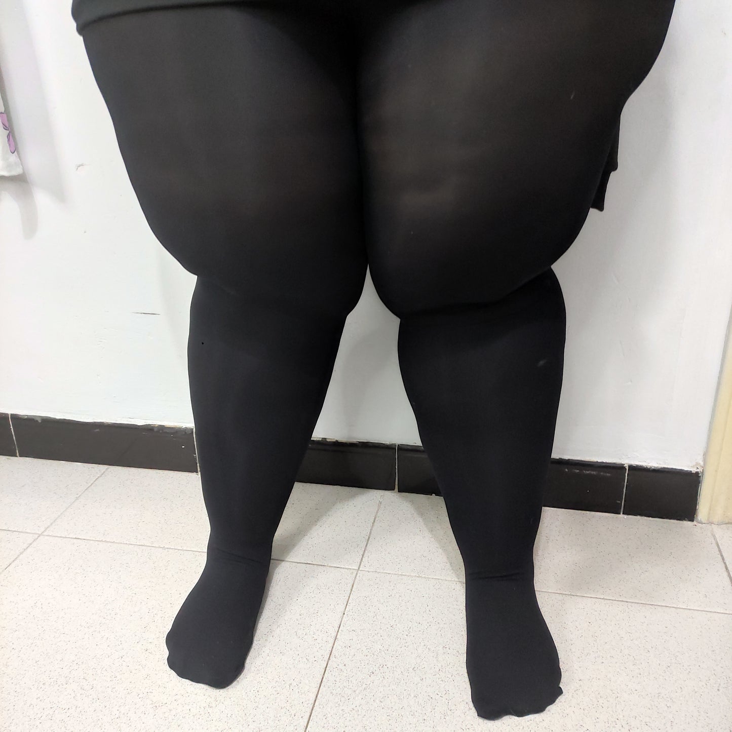 Medias tupidas Negras