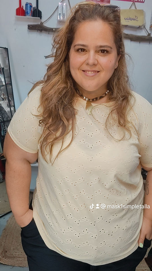 Blusa brocada