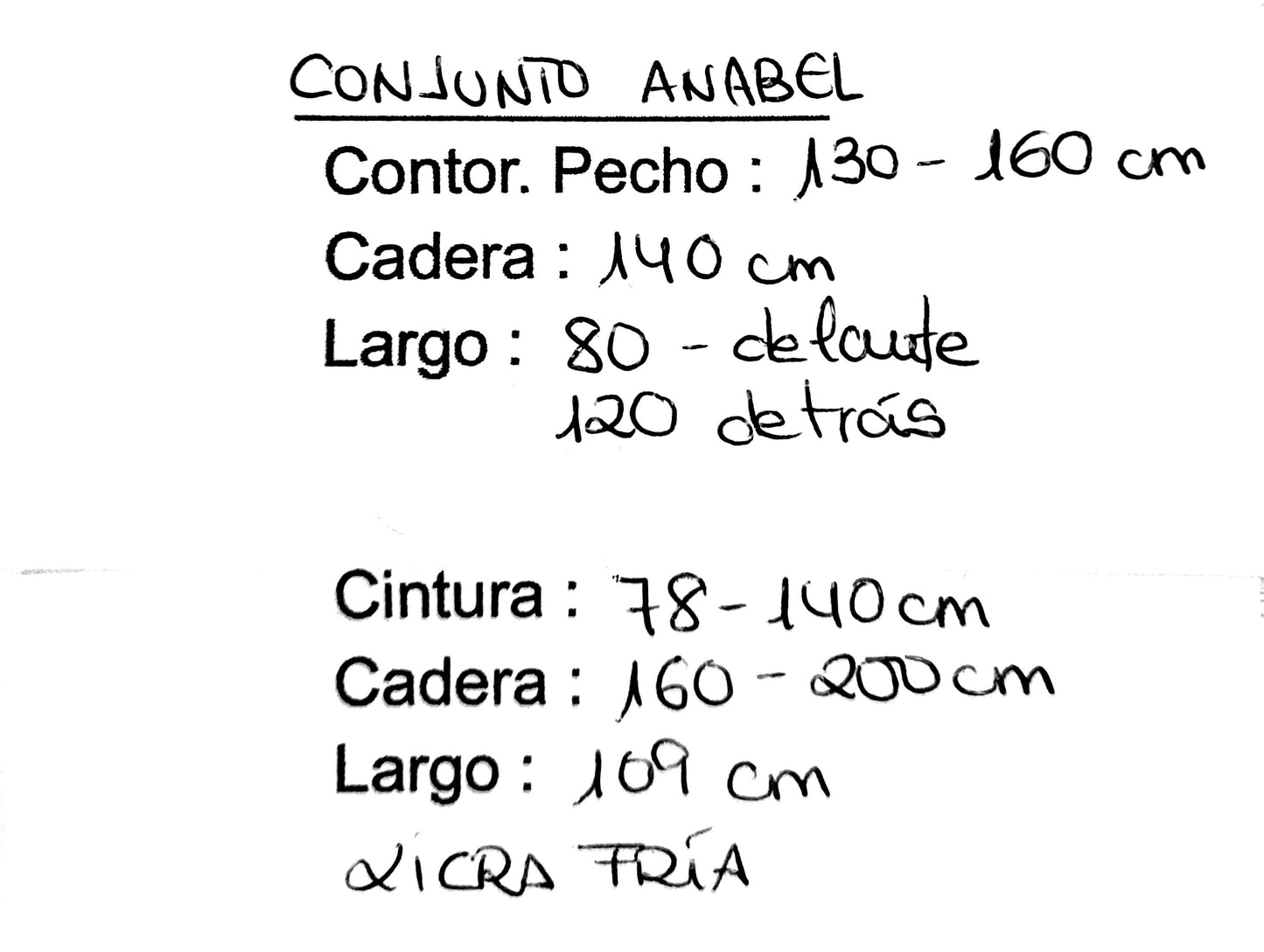 Conjunto Anabel