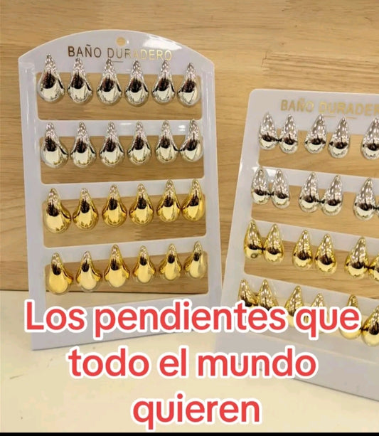 Pendientes gotas