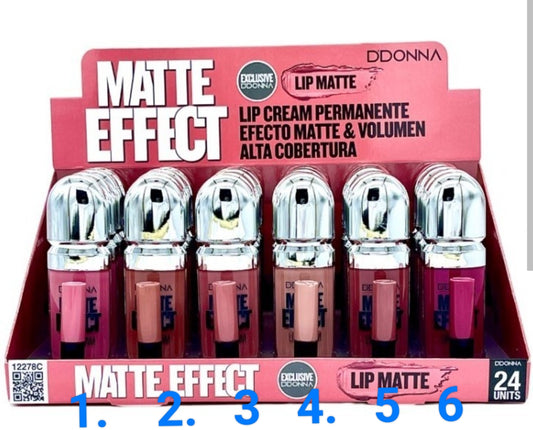 Labial mate y volumen