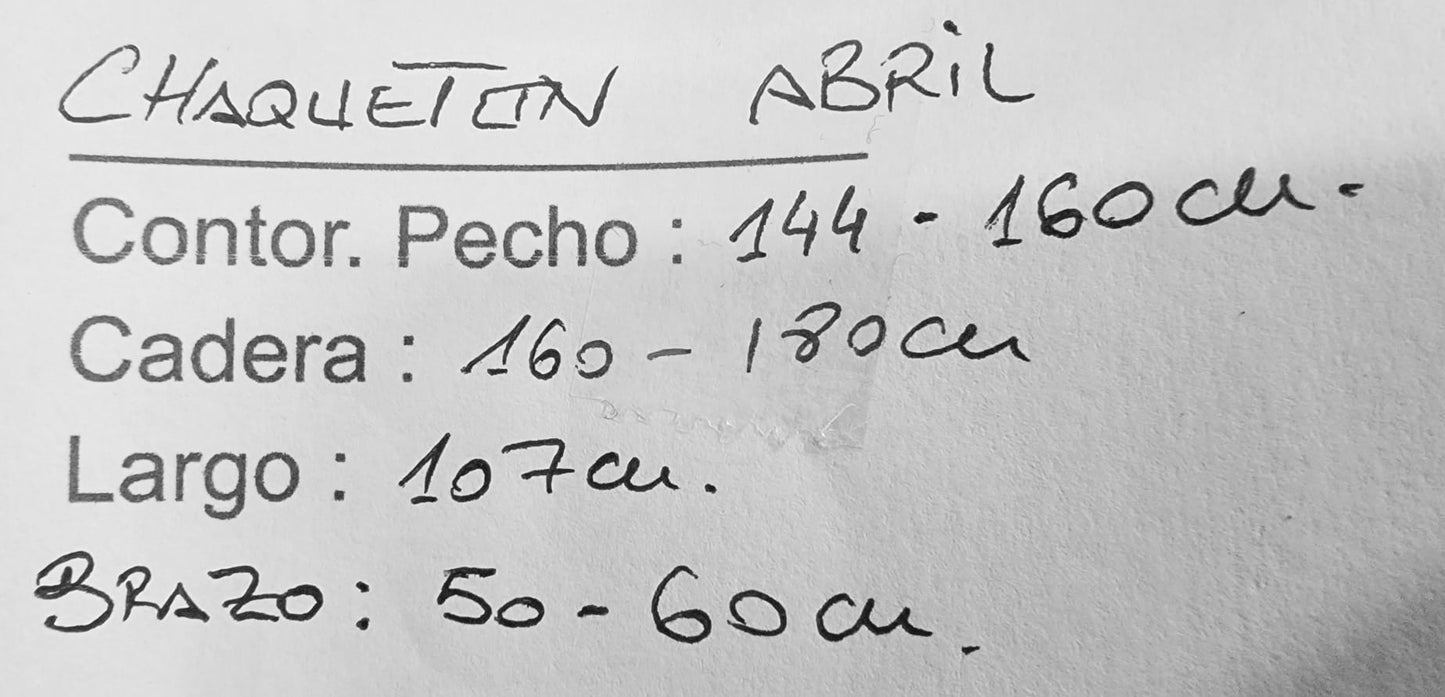 Chaqueton abril (paño)