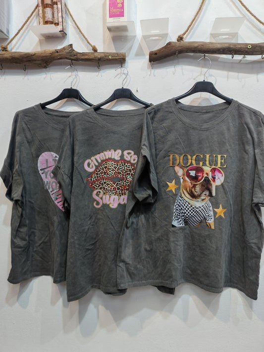 Camiseta lavada