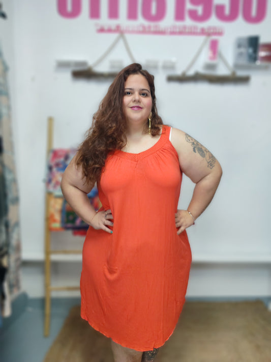 Vestido canal (canalé)