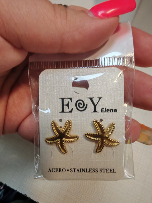 Pendientes Estrella mar
