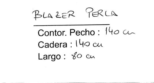 BLAZER PERLA 26 Otoño