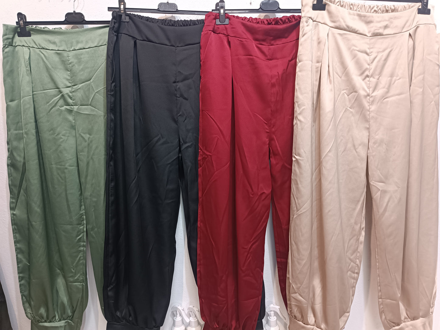 Pantalón Satén Bombacho