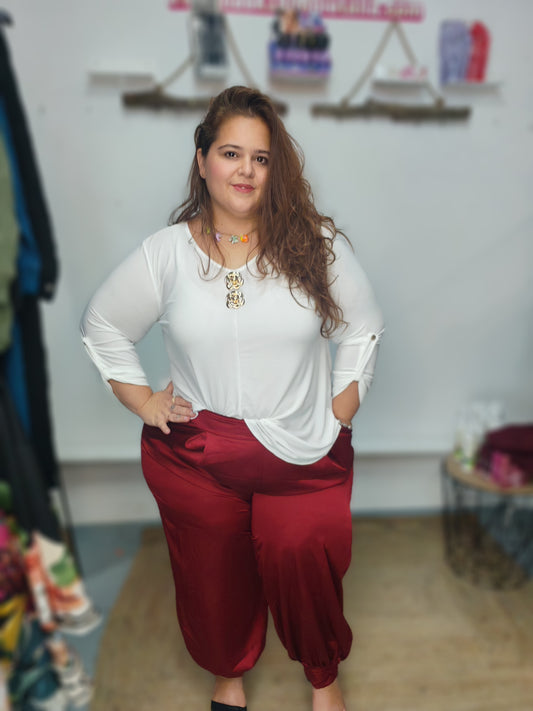 Pantalón Satén Bombacho