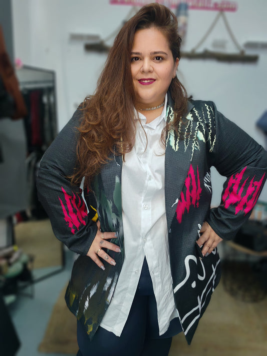 Blazer Estampada