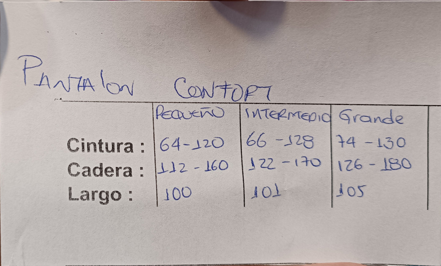 Pantalón Confort