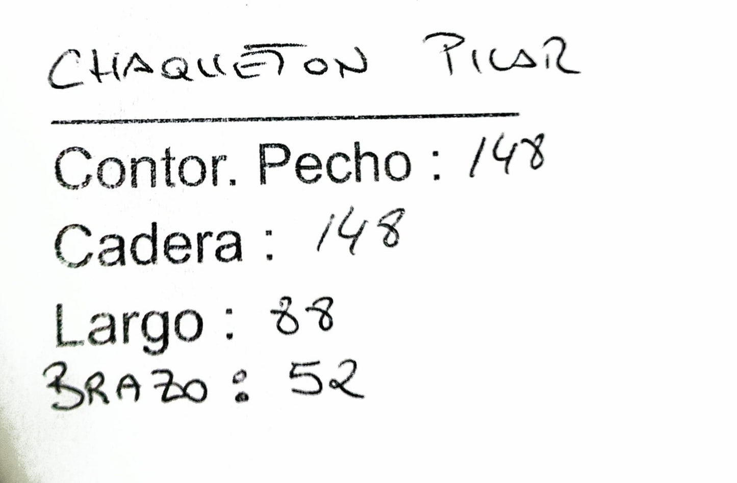Chaquetón Pilar