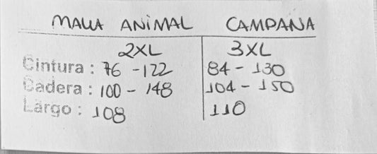 Leggin animal campana