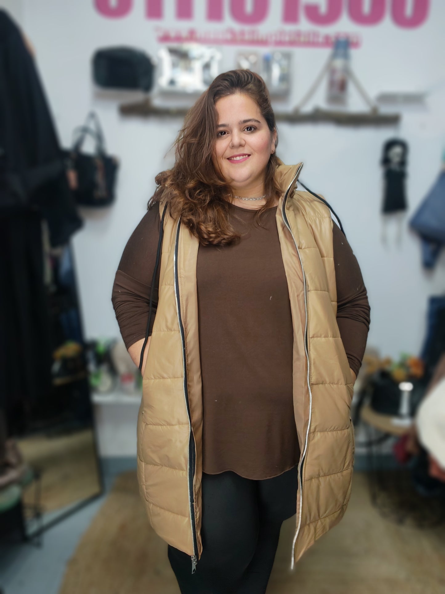 Chaleco acolchado Talla Gran