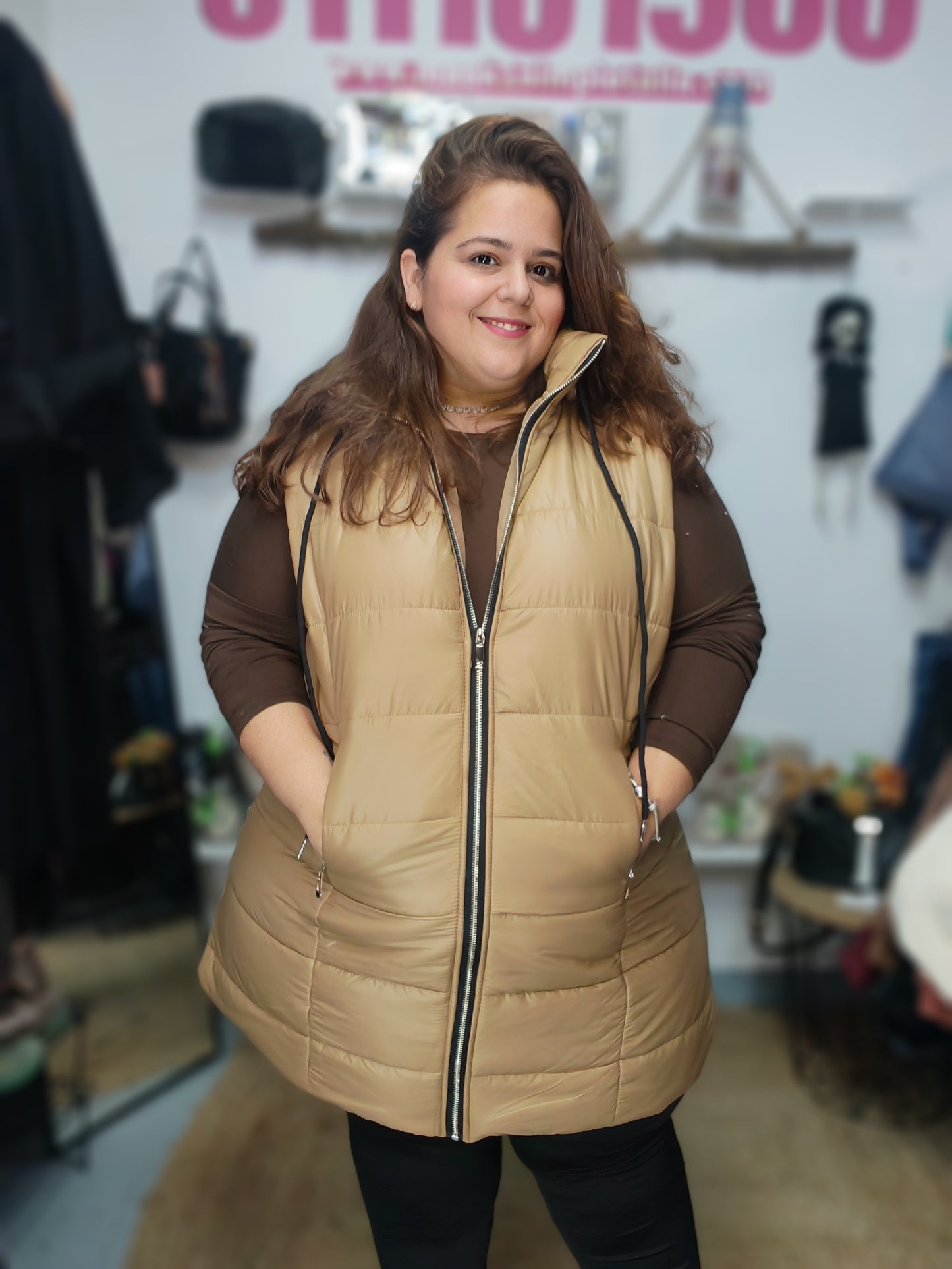 Chaleco acolchado Talla Gran