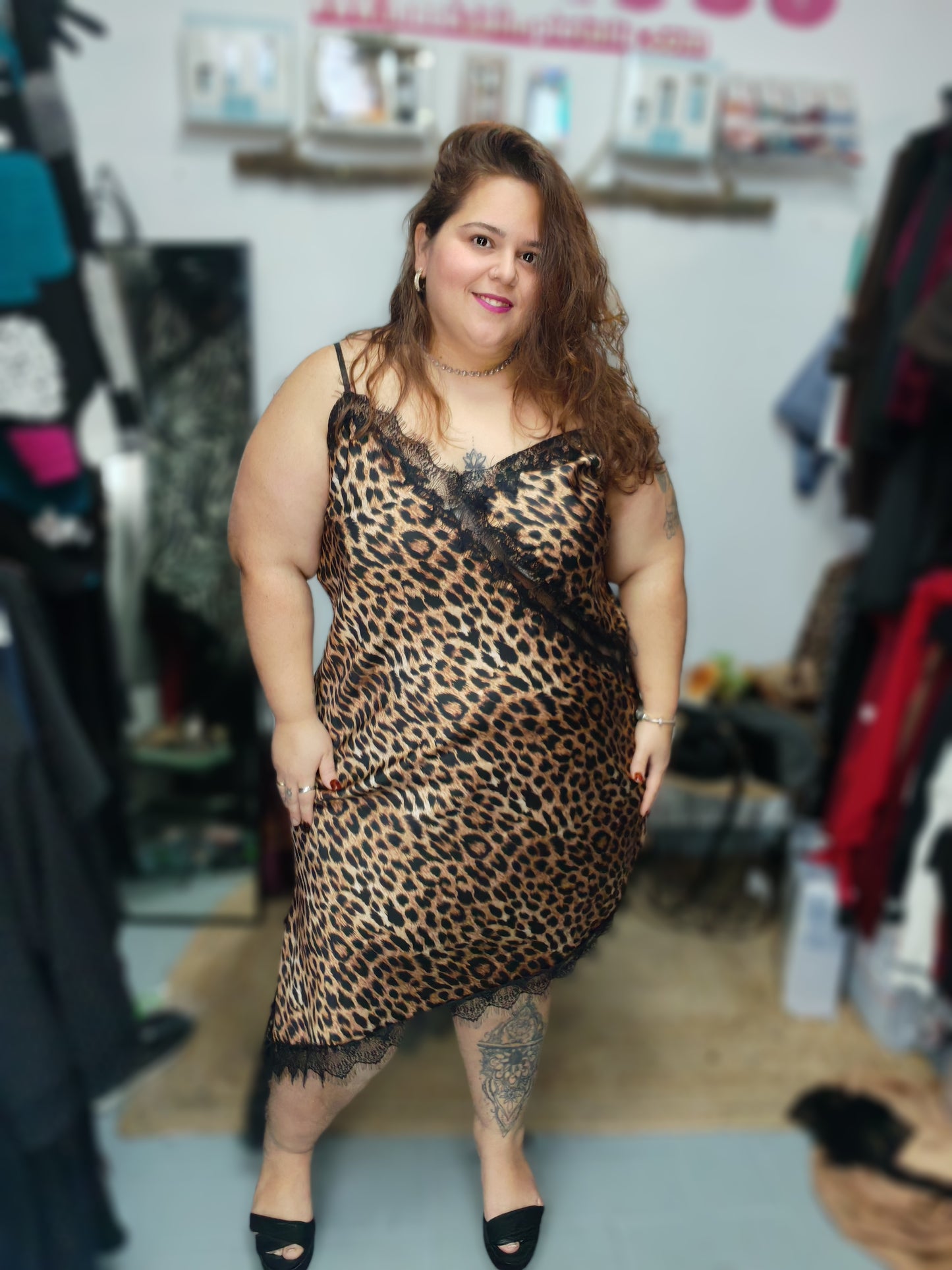 Vestido top lencero estampado