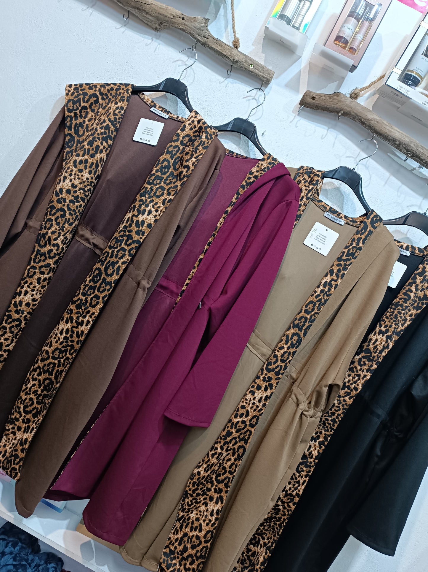 Chaqueta larga Animal