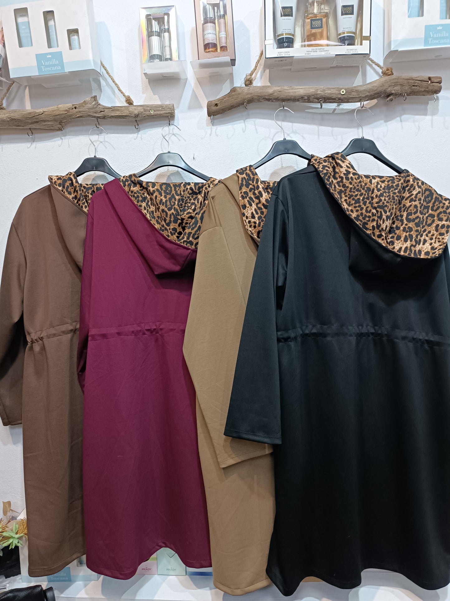 Chaqueta larga Animal