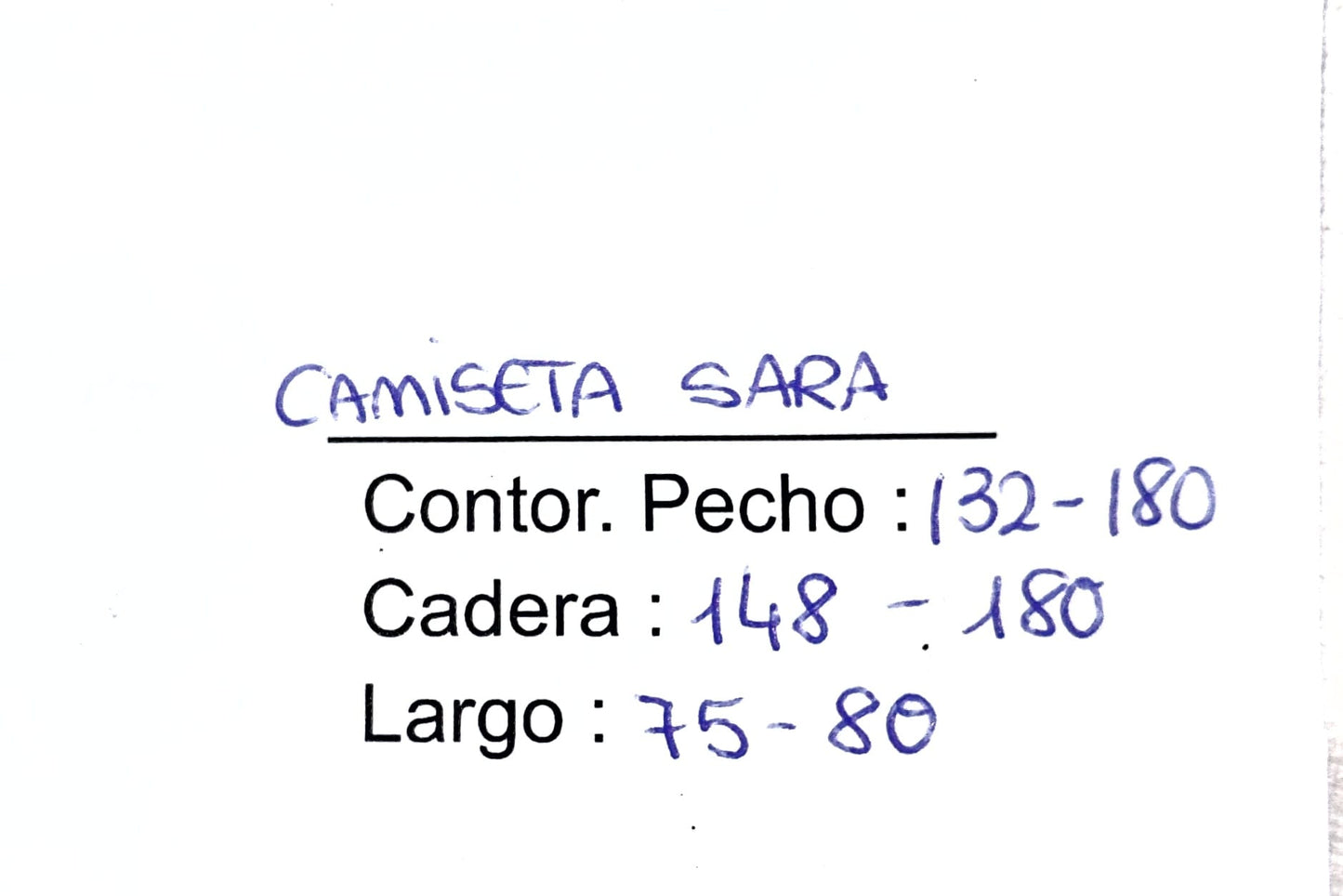 Camiseta Sara