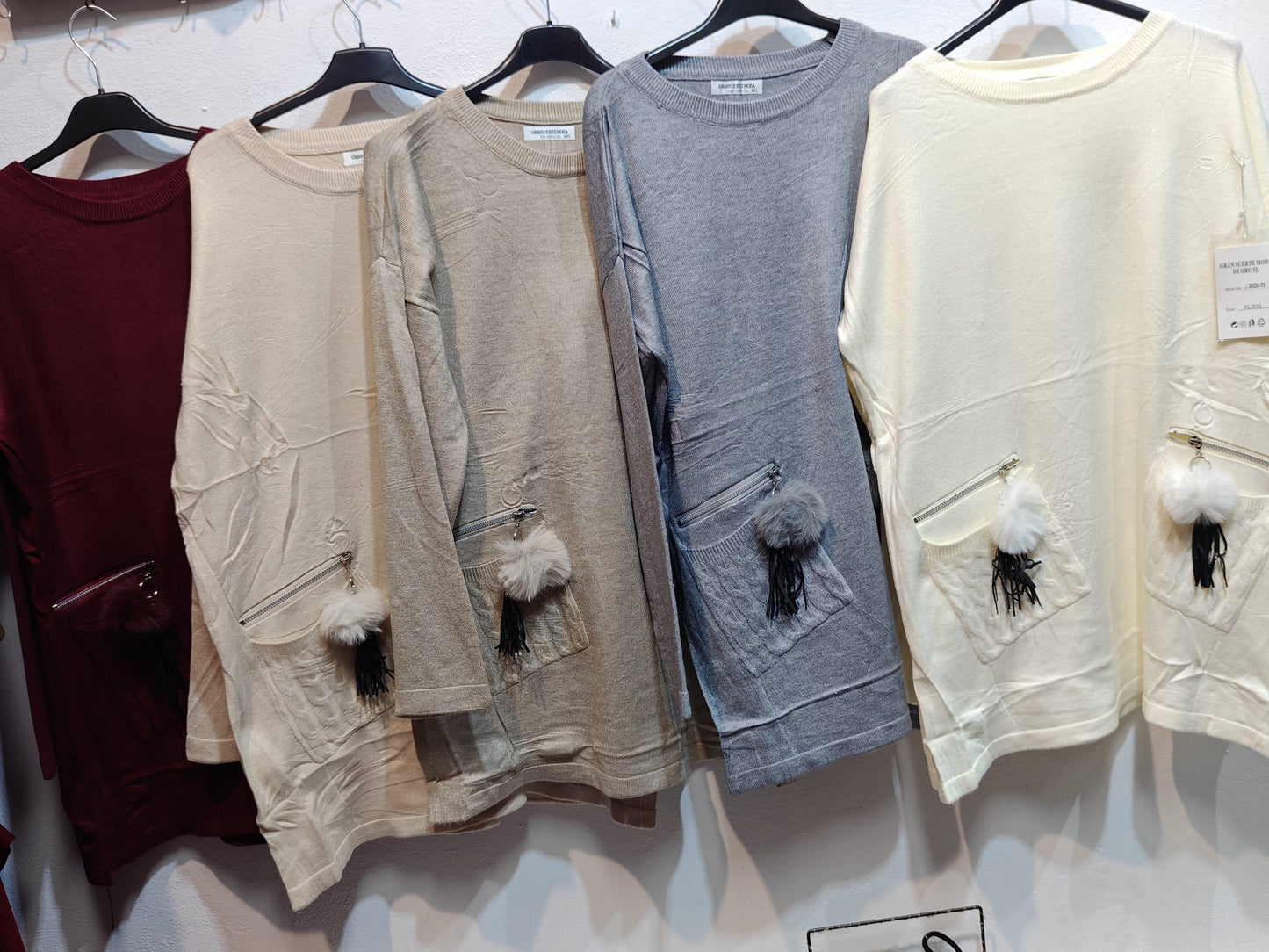 Jersey bolsillo Pompón